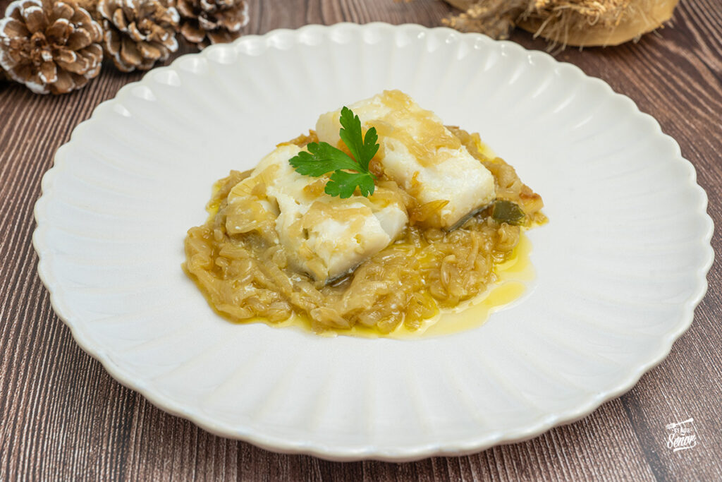 Bacalao con cebolla