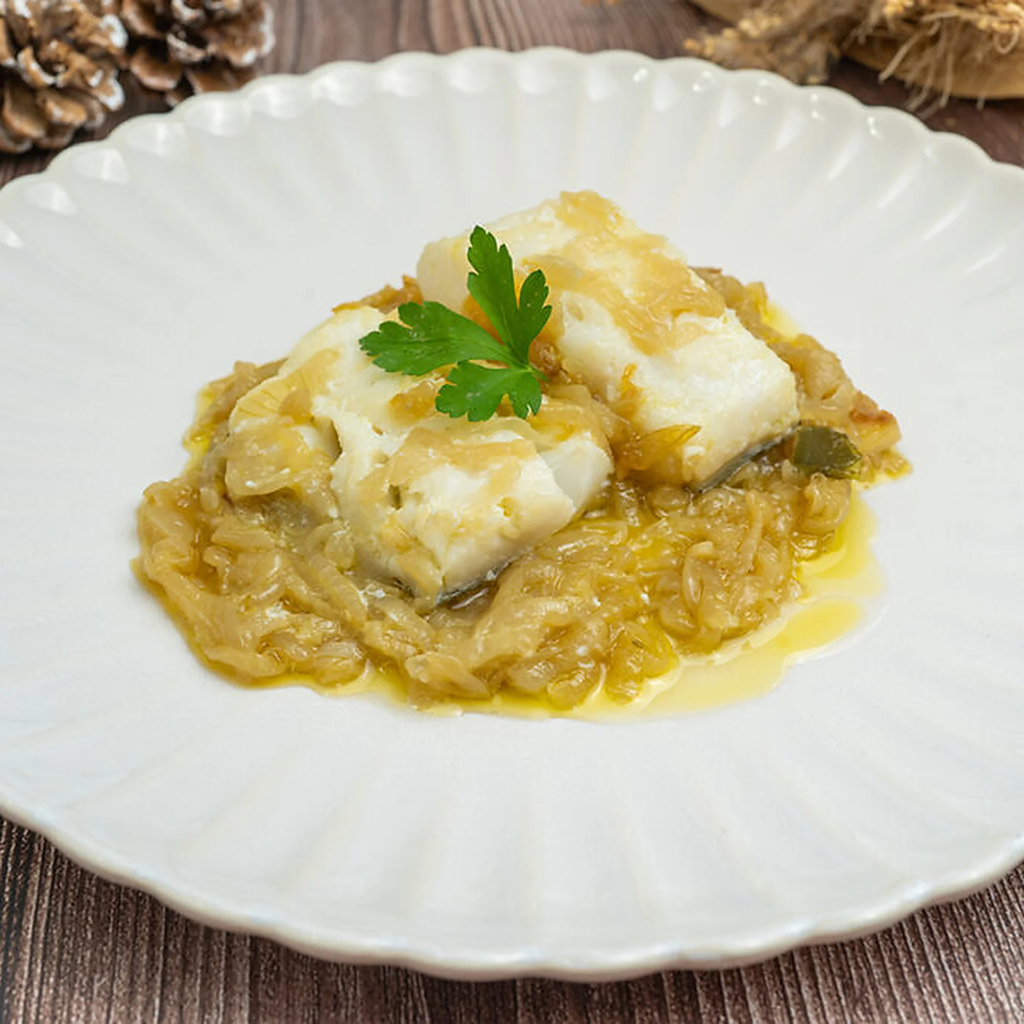 Bacalao con cebolla - Yummi Foods